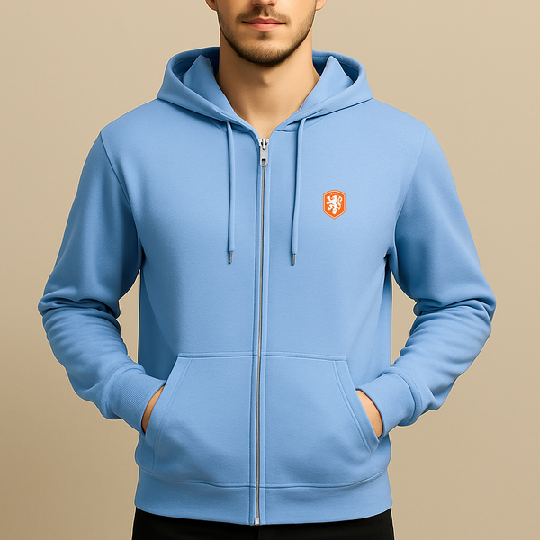 Men's Netherlands National Soccer Team Zipper Hoodie