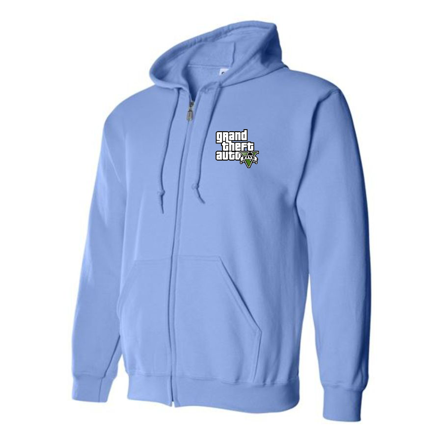 Men's GTA 5 Grand Theft Auto V Zipper Hoodie Game