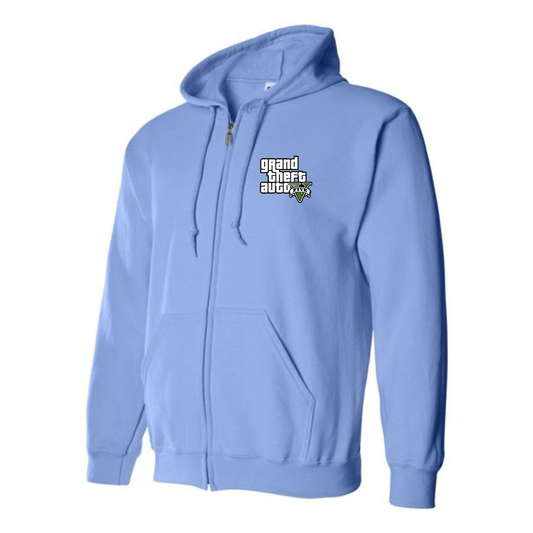 Men's GTA 5 Grand Theft Auto V Zipper Hoodie Game