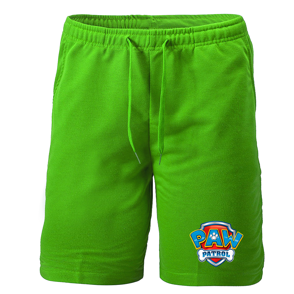 Men's Paw Patrol Cartoon Athletic Fleece Shorts