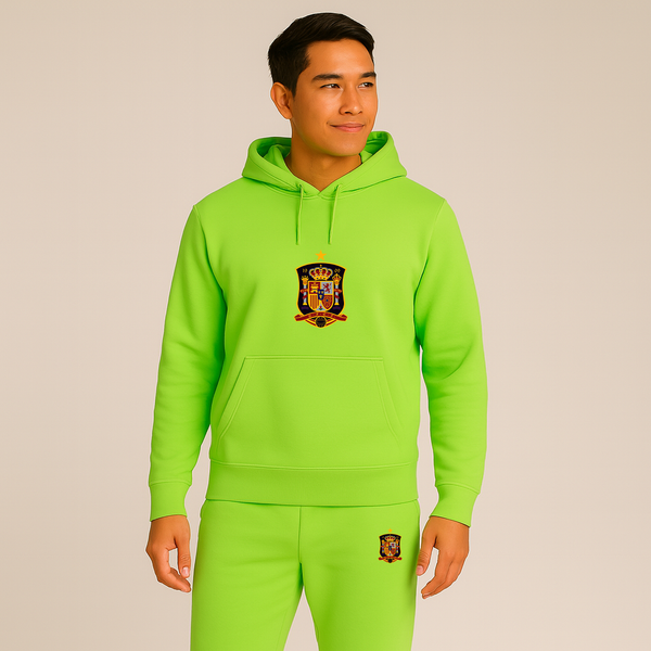 Men's Spain National Soccer Team Hoodie Joggers Set