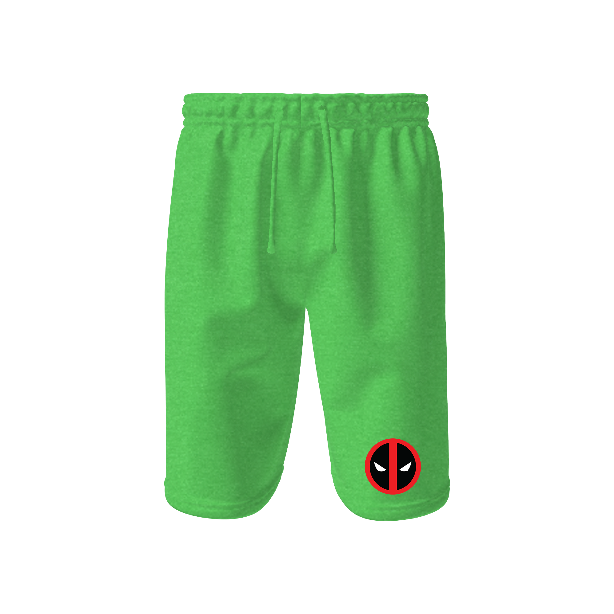 Men's Deadpool Marvel Superhero Athletic Fleece Shorts