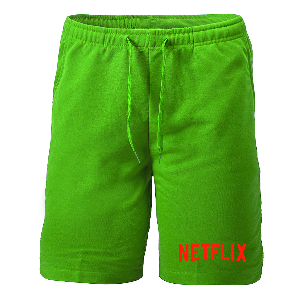 Men's Netflix Movie Show Athletic Fleece Shorts