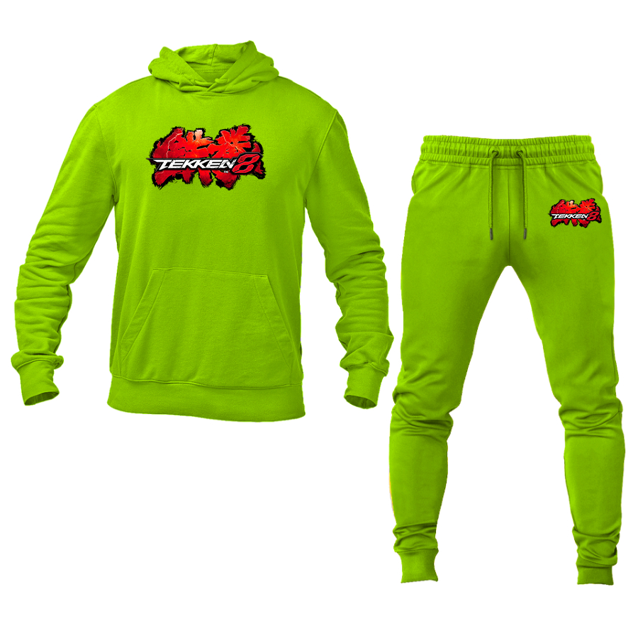 Men's Tekken 8 Game PS5 Hoodie Joggers Set