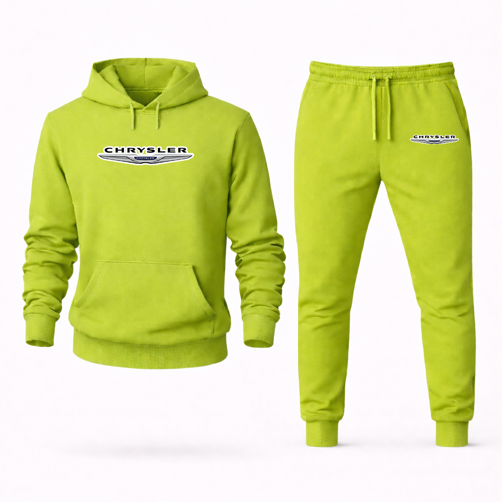 Men's Chrysler Car Hoodie Joggers Set