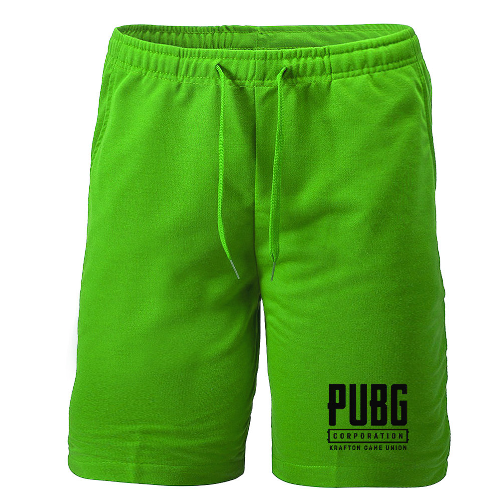 Men's PUBG Multiplayer Shooting Game Athletic Fleece Shorts