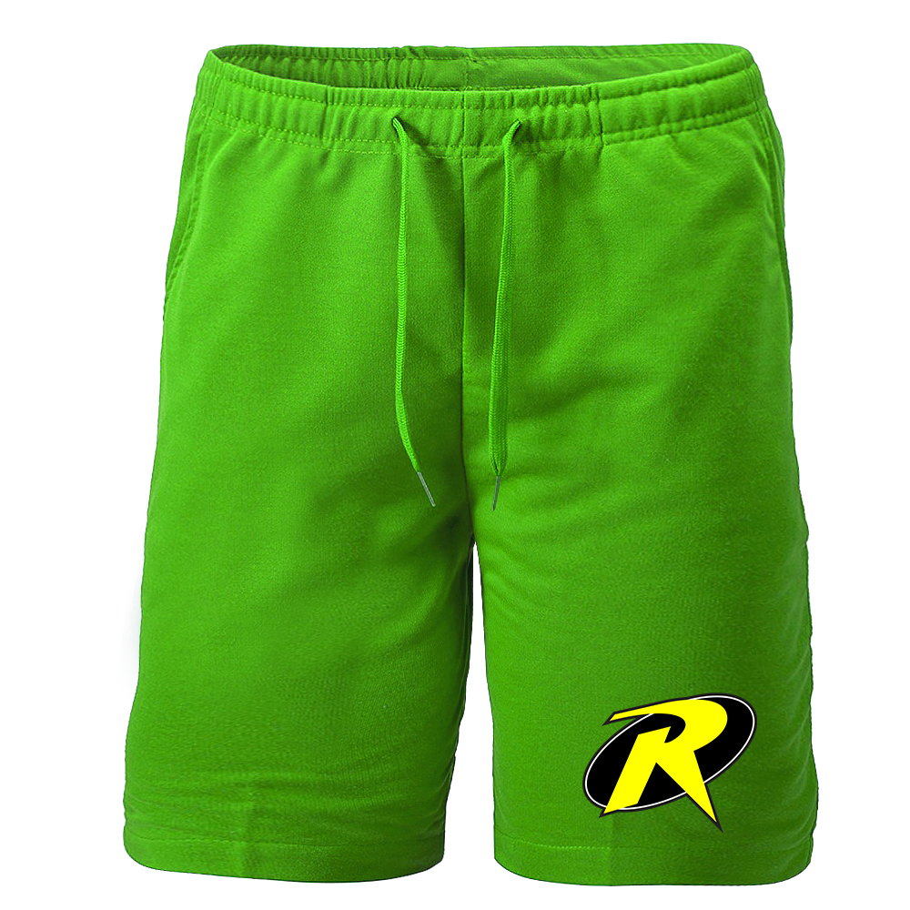 Men's Robin DC Comics Superhero Athletic Fleece Shorts