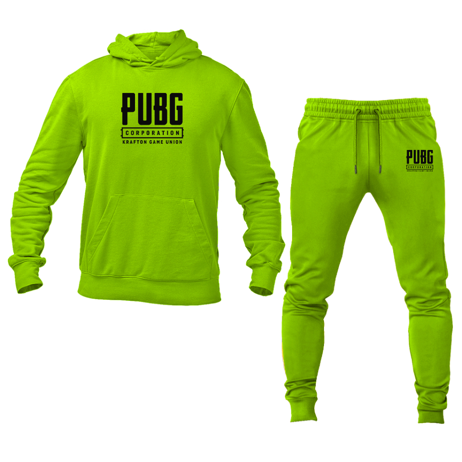 Men's PUBG Multiplayer Shooting Game Hoodie Joggers Set