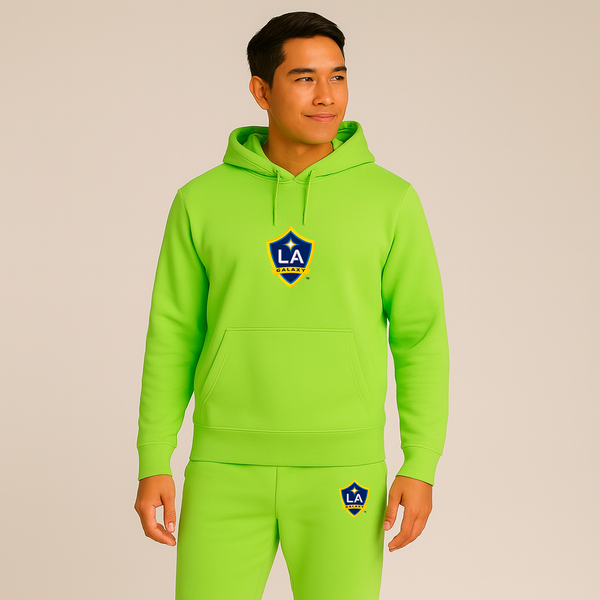 Men's LA Galaxy FC Crewneck Sweatshirt Joggers Suit