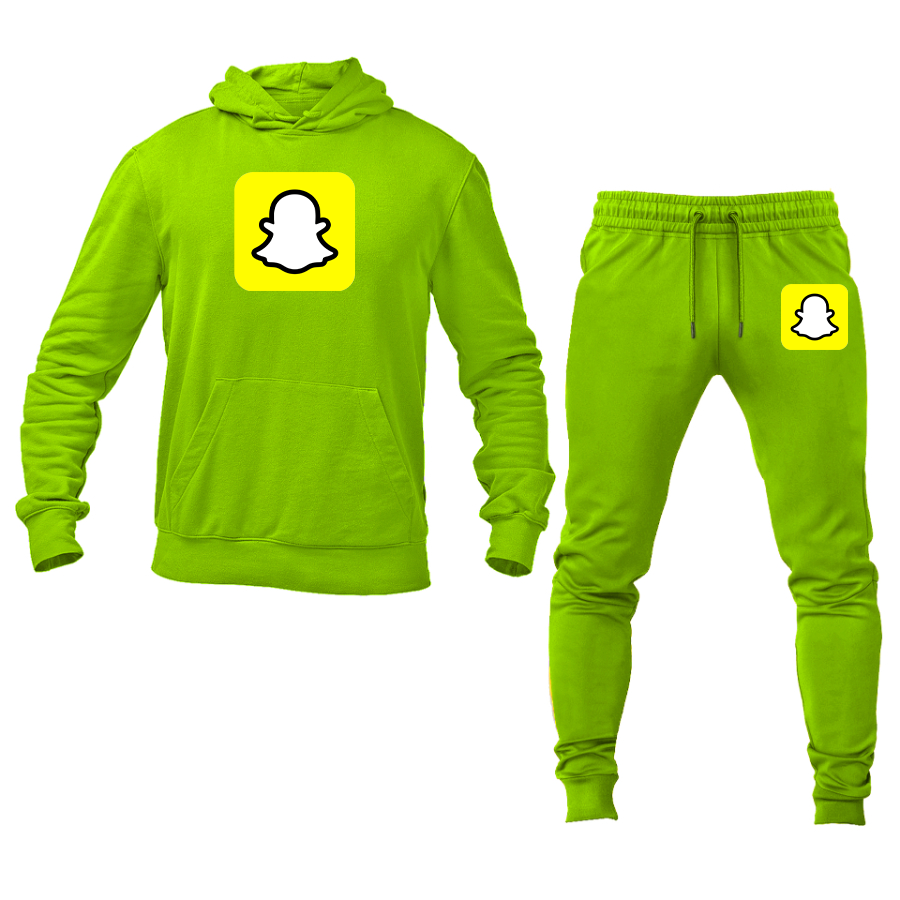 Men's Snapchat Social Hoodie Joggers Set