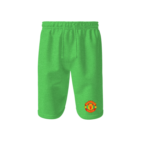 Men's Manchester United Soccer Athletic Fleece Shorts