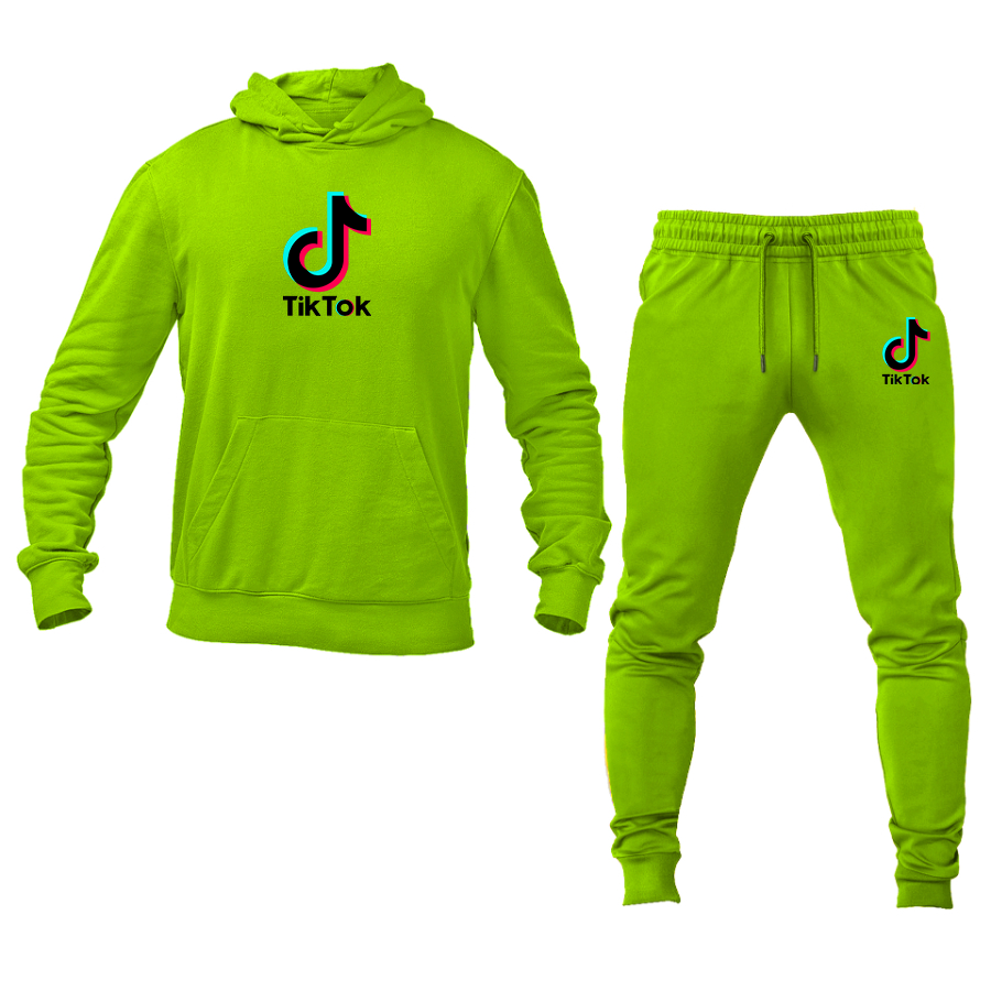 Men's TikTok Social Hoodie Joggers Set