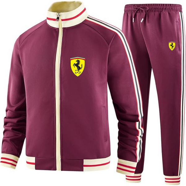 Men's  Ferrari Motorsport Car - Premium Two-Piece Designer Tracksuit