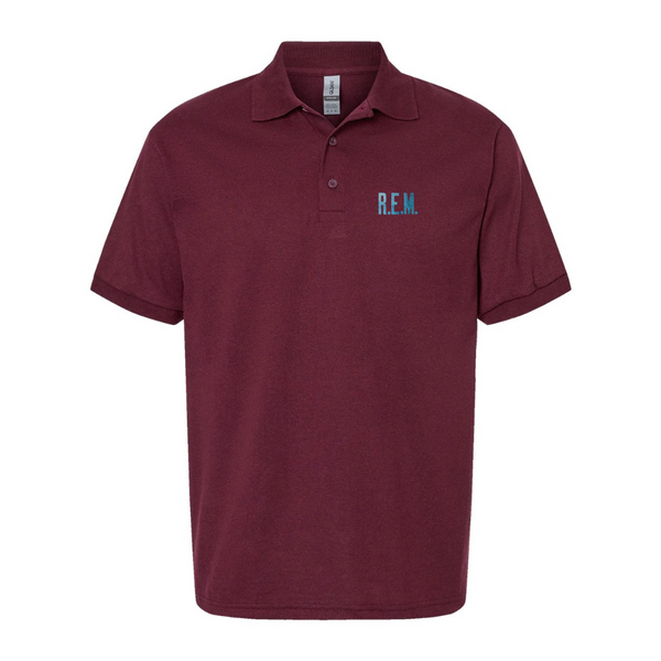 Men's  R.E.M. Blue Dry Blend Jersey Polo