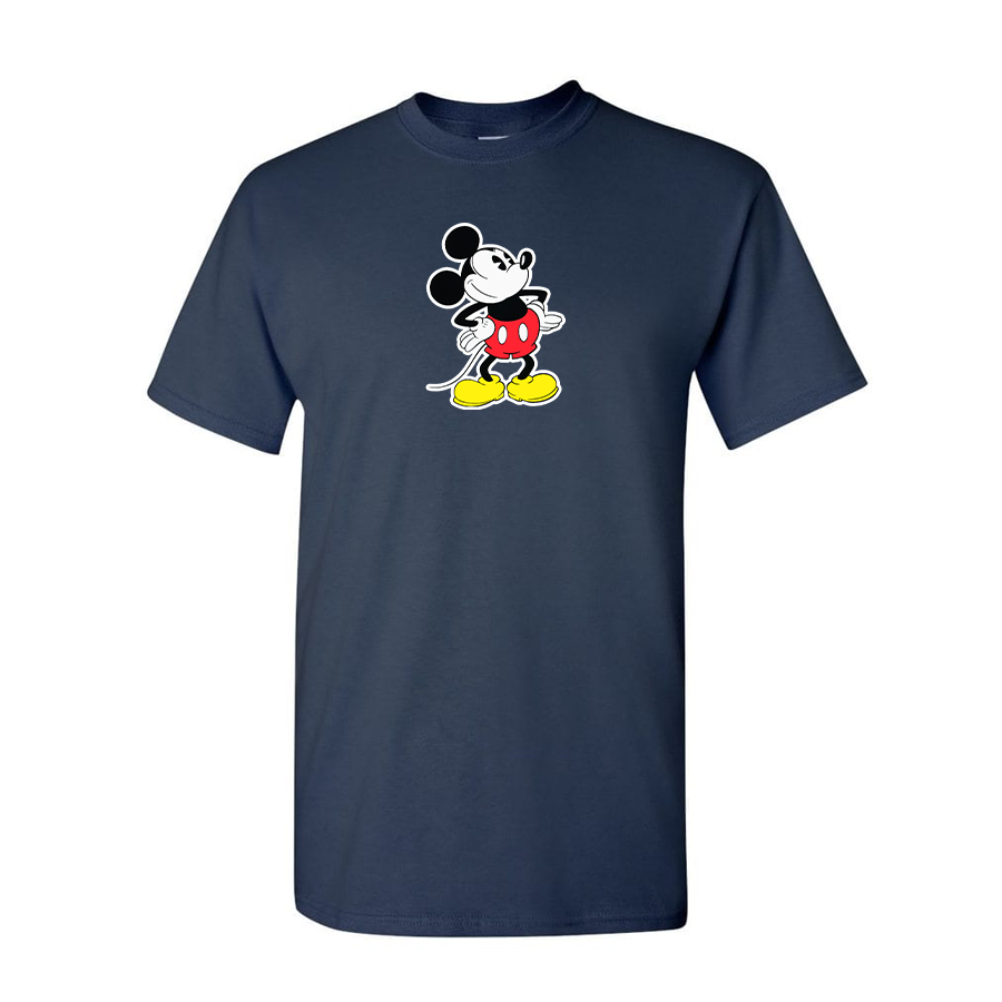 Men's Mickey Mouse Cartoon Cotton T-Shirt