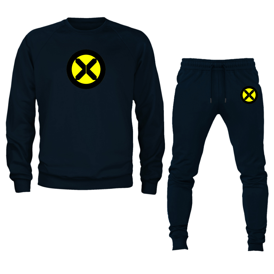 Men's X-Men Marvel Comics Superhero Crewneck Sweatshirt Joggers Suit