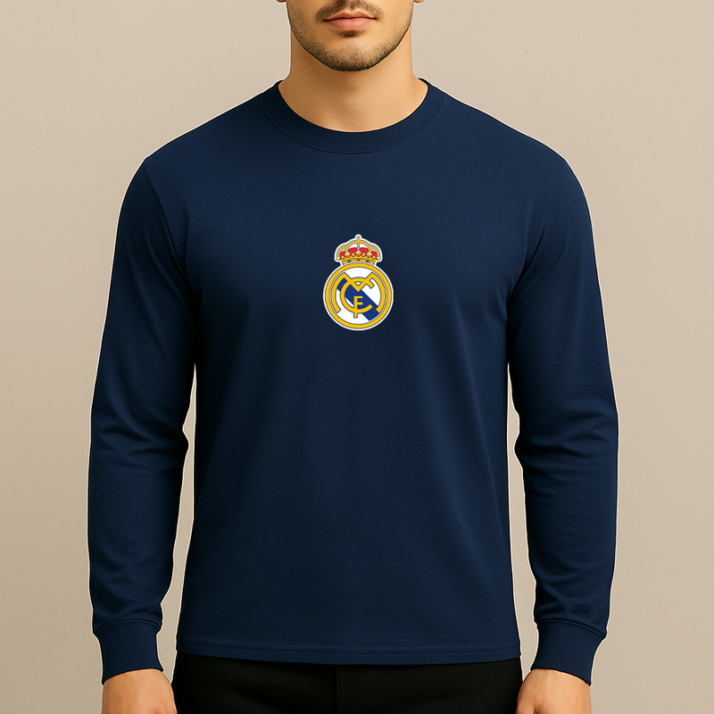 Men’s Real Madrid Soccer Long Sleeve T-Shirt