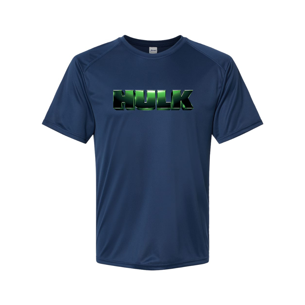 Youth Kids The Hulk Marvel Superhero Performance T-Shirt