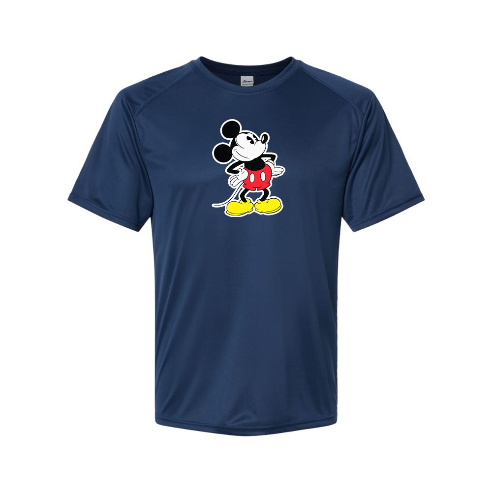 Men's Mickey Mouse Cartoon Polyester T-Shirt