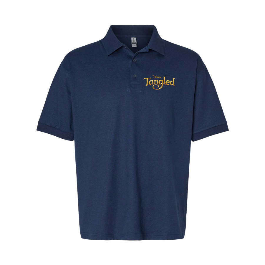 Men's Tangled Disney Cartoon Dry Blend Polo