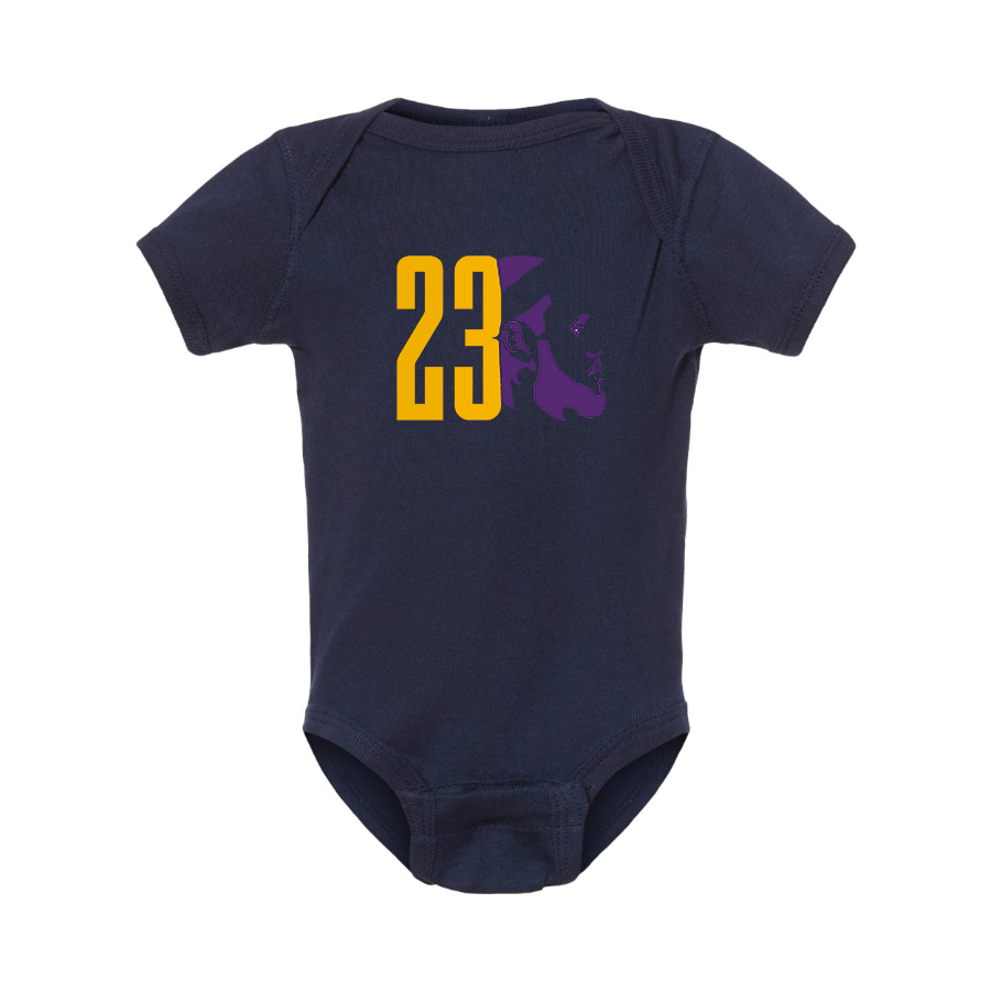 Lebron James 23 Baby Romper Onesie