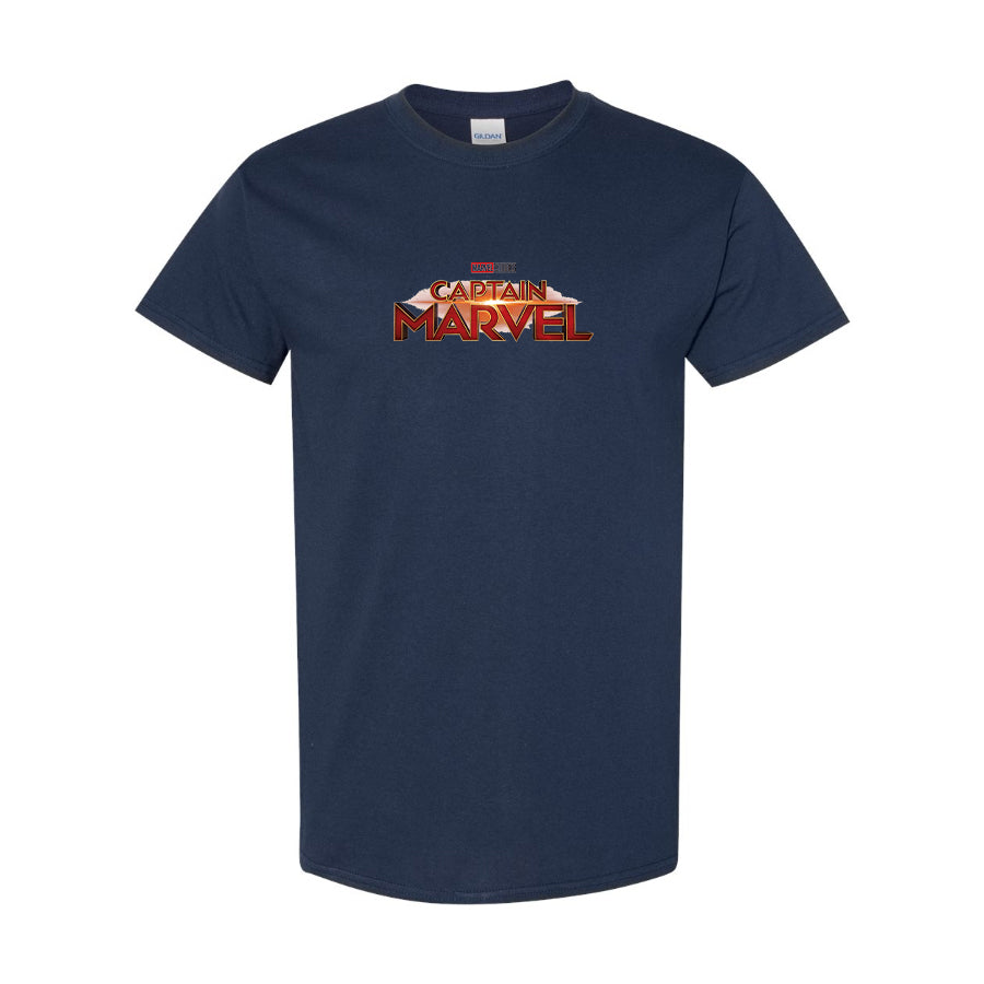 Men's Captain Marvel Superhero  Cotton T-Shirt