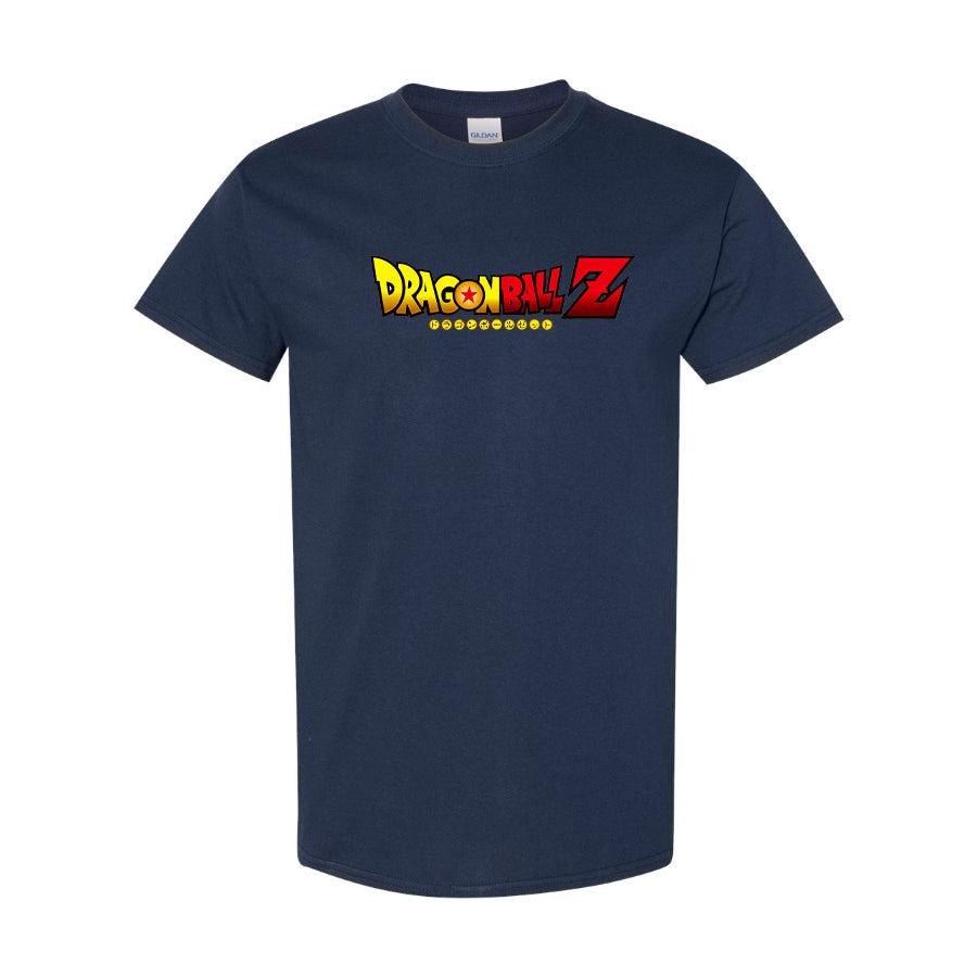 Men's Dragon Ball Z Cartoon Title Cotton T-Shirt