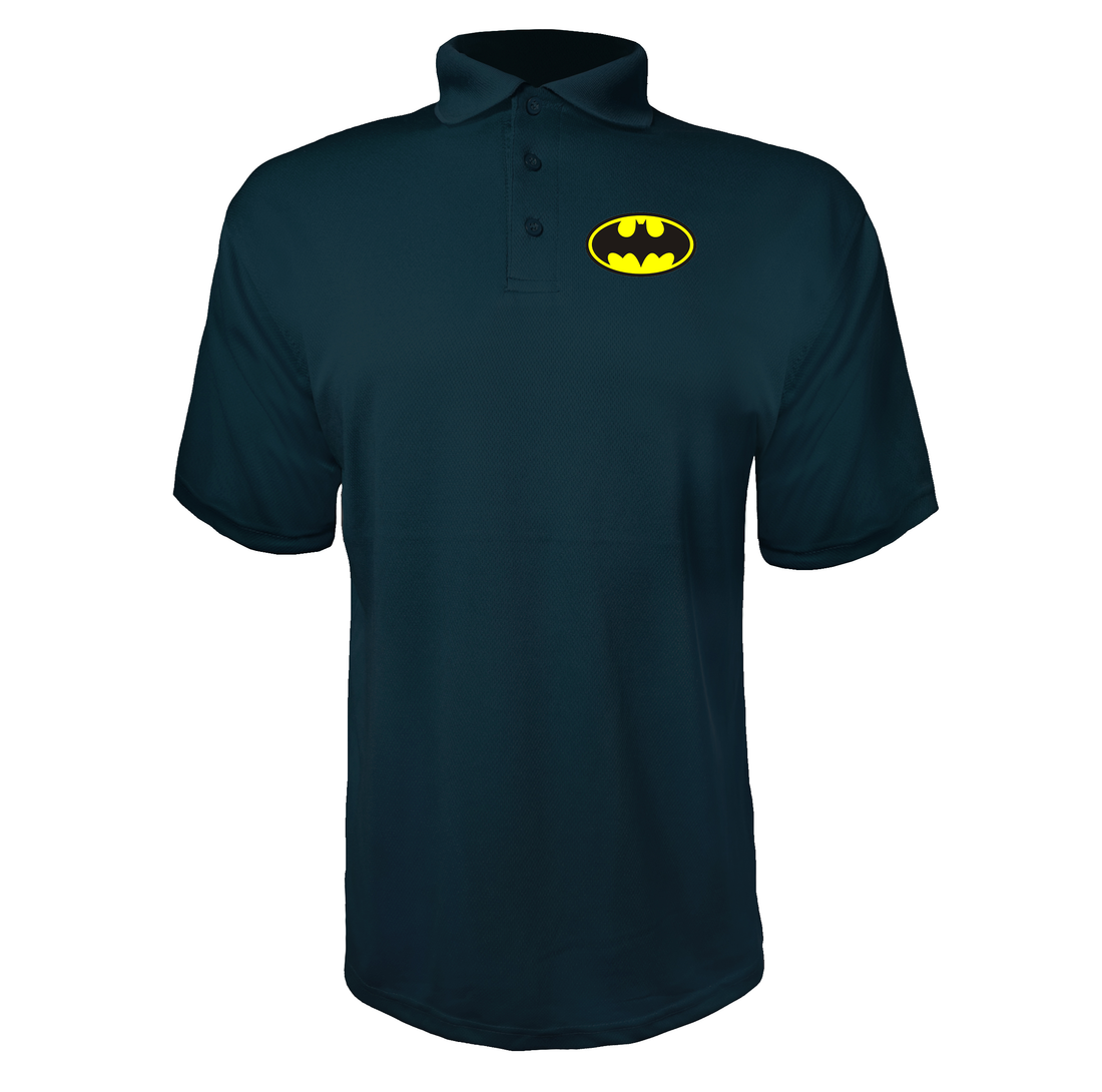 Men's DC Comics Batman Superhero Polyester Polo