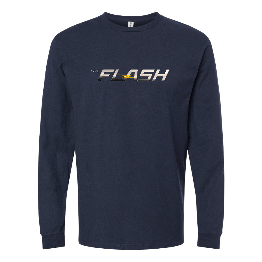 Men's The Flash DC Superhero Long Sleeve T-Shirt