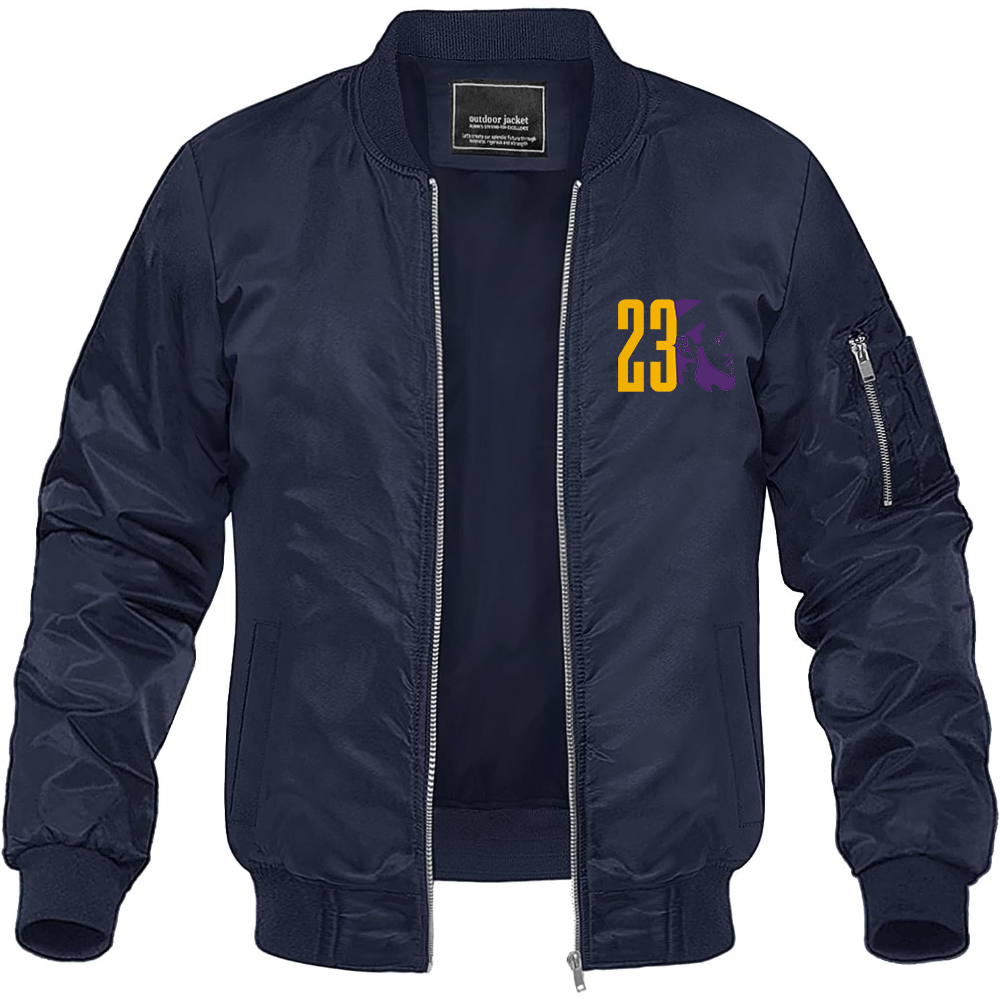 Men's Lebron James 23 Lightweight Bomber Jacket