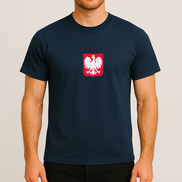 Men's Poland National Soccer Team Cotton T-Shirt