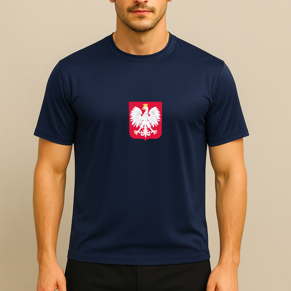 Men's Poland National Soccer Team Polyester T-Shirt