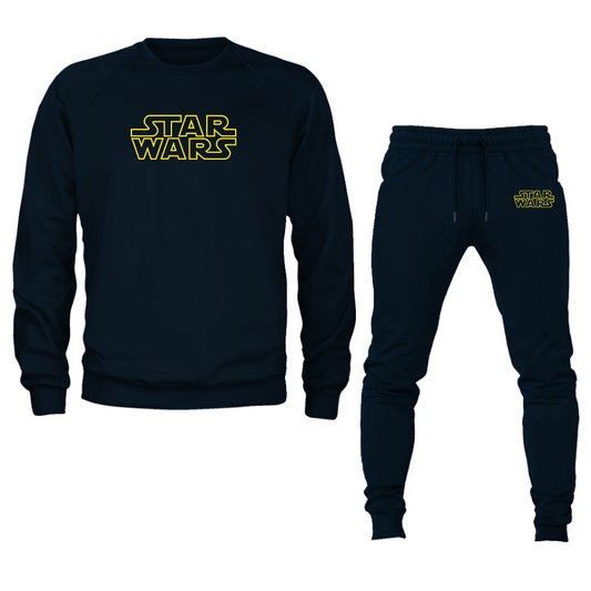 Men's Star Wars Movie Crewneck Sweatshirt Joggers Suit