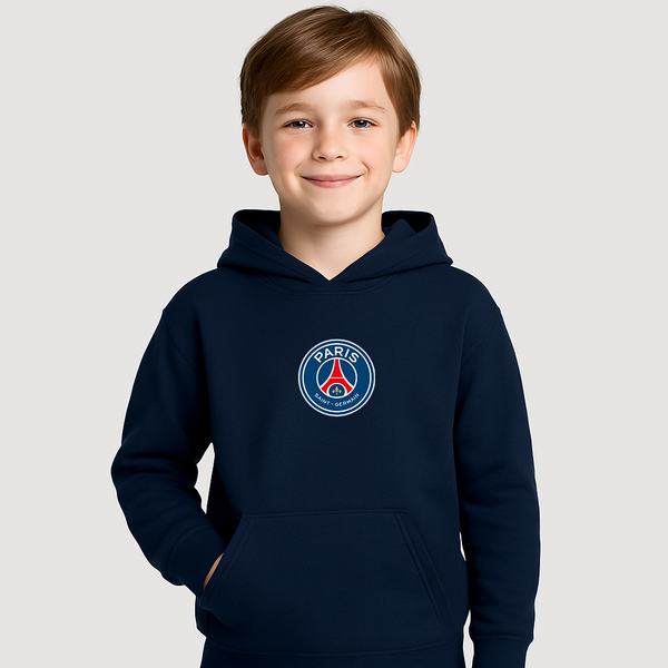Youth Kids Paris-Saint Germain Soccer Pullover Hoodie