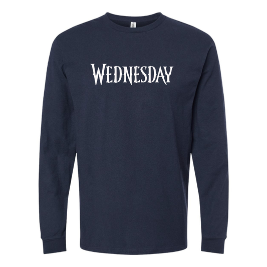 Youth Kids Wednesday Show Long Sleeve T-Shirt