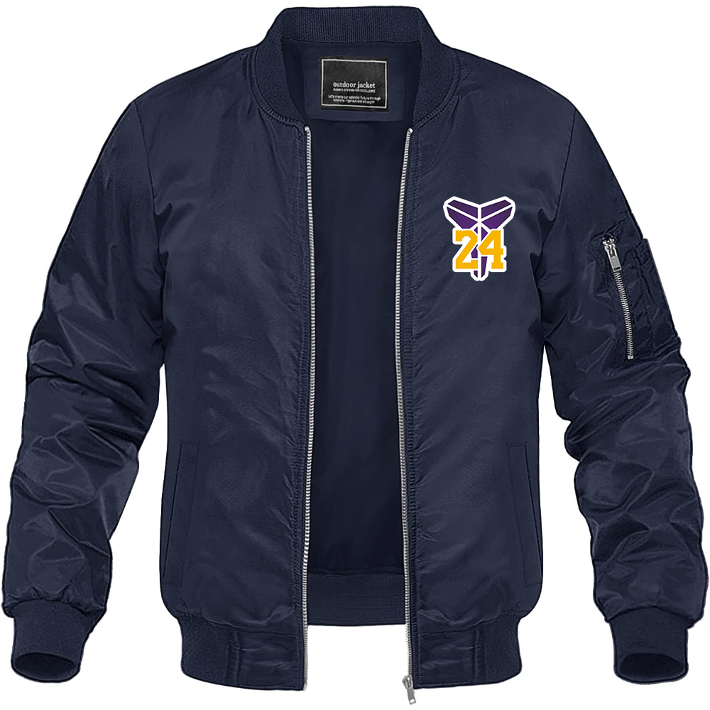Men's Kobe Bryant Mamba 24 Lightweight Bomber Jacket