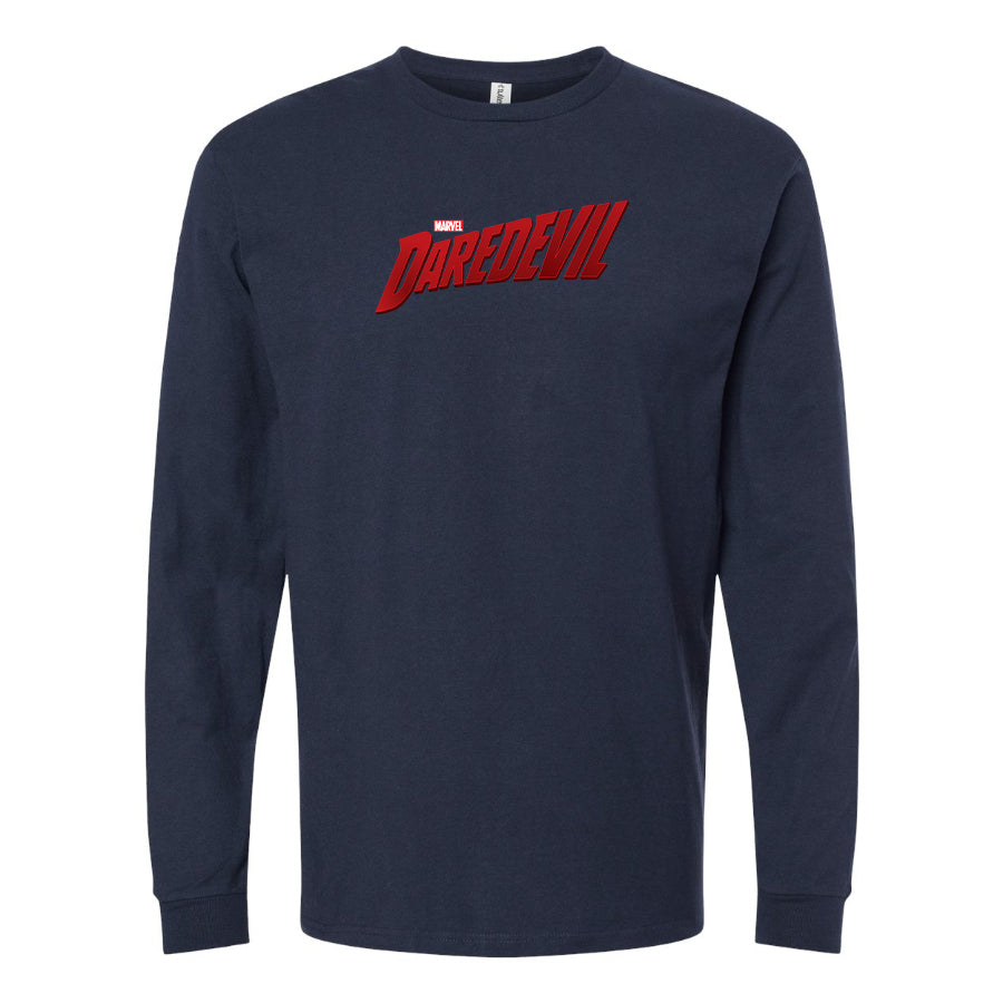 Men's Daredevil Marvel Superhero Long Sleeve T-Shirt