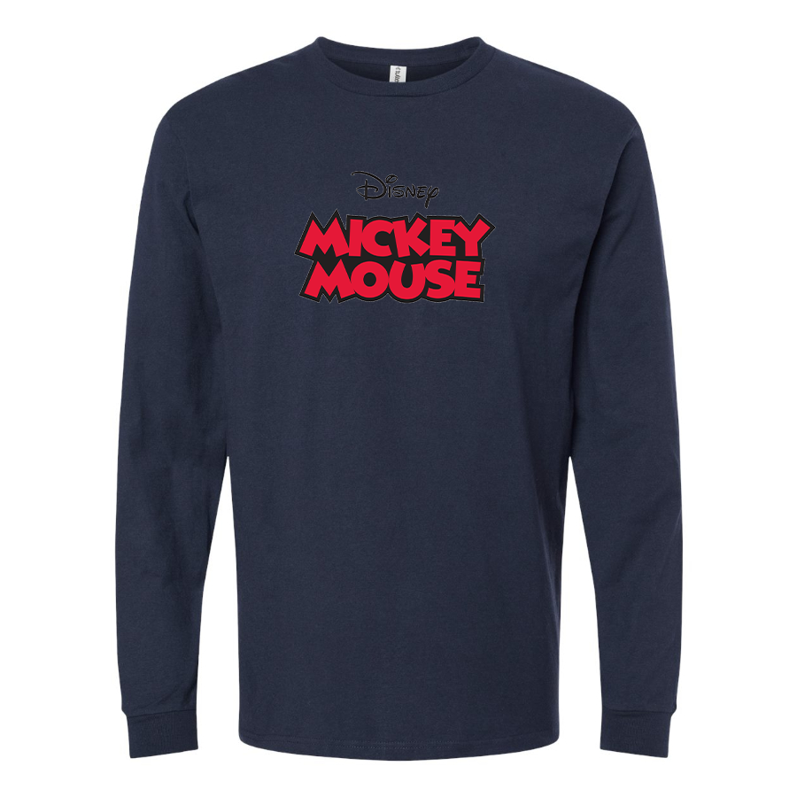 Youth Kids Mickey Mouse Disney Long Sleeve T-Shirt