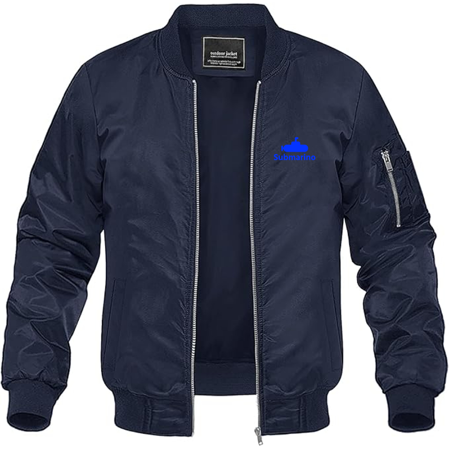 Men's Submarino Logo Lightweight Bomber Jacket