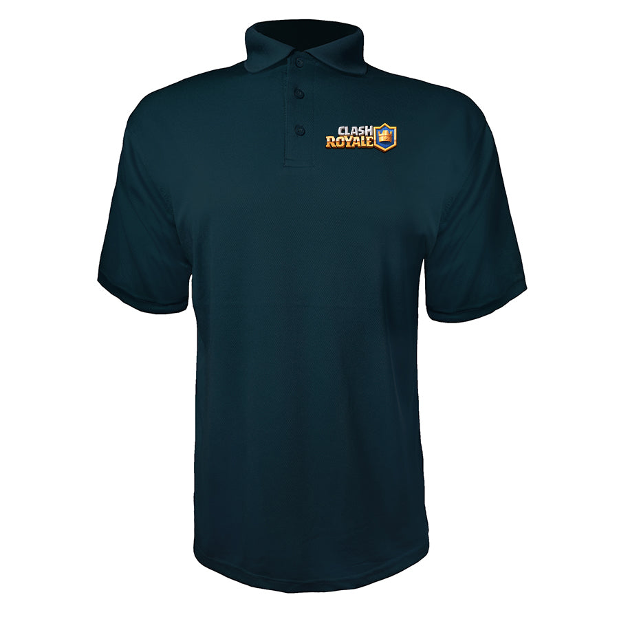 Men's Clash Royale Game Polyester Polo