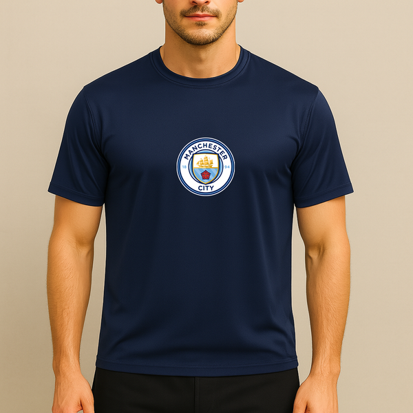Men's Manchester City Soccer Polyester T-Shirt