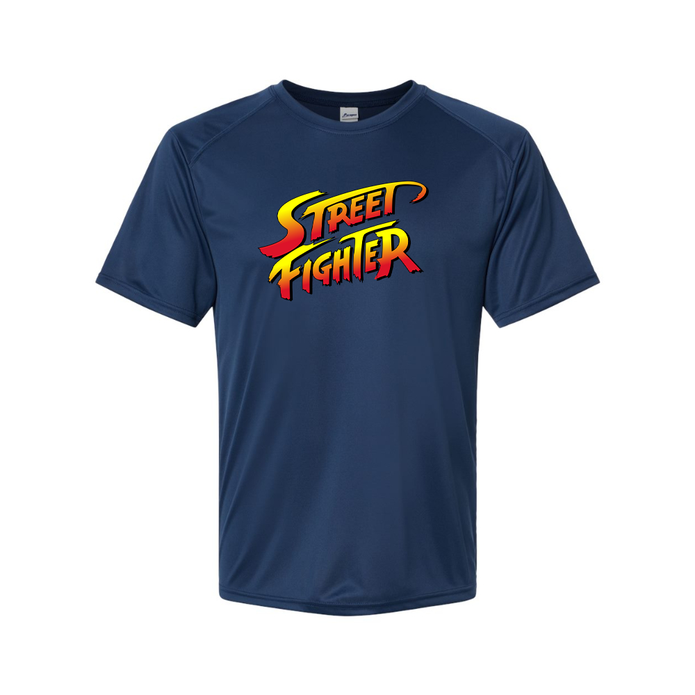 Youth Kids Street Fighter Game Performance T-Shirt