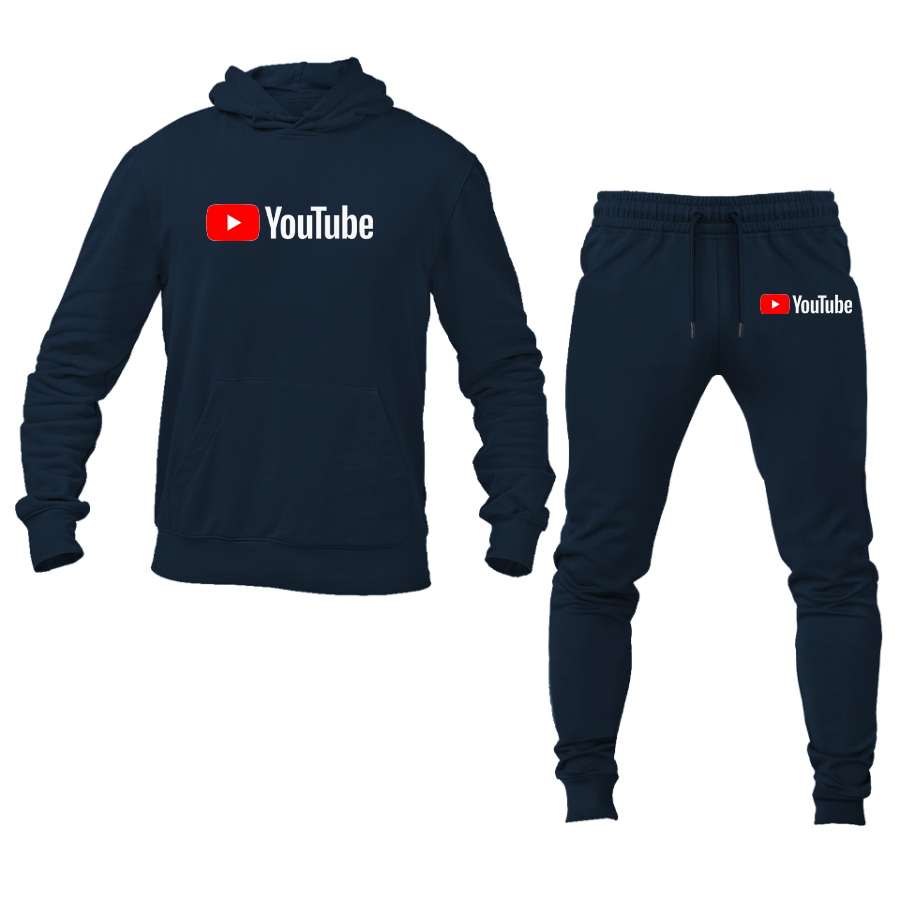 Men's YouTube Social Video Steaming Hoodie Joggers Set