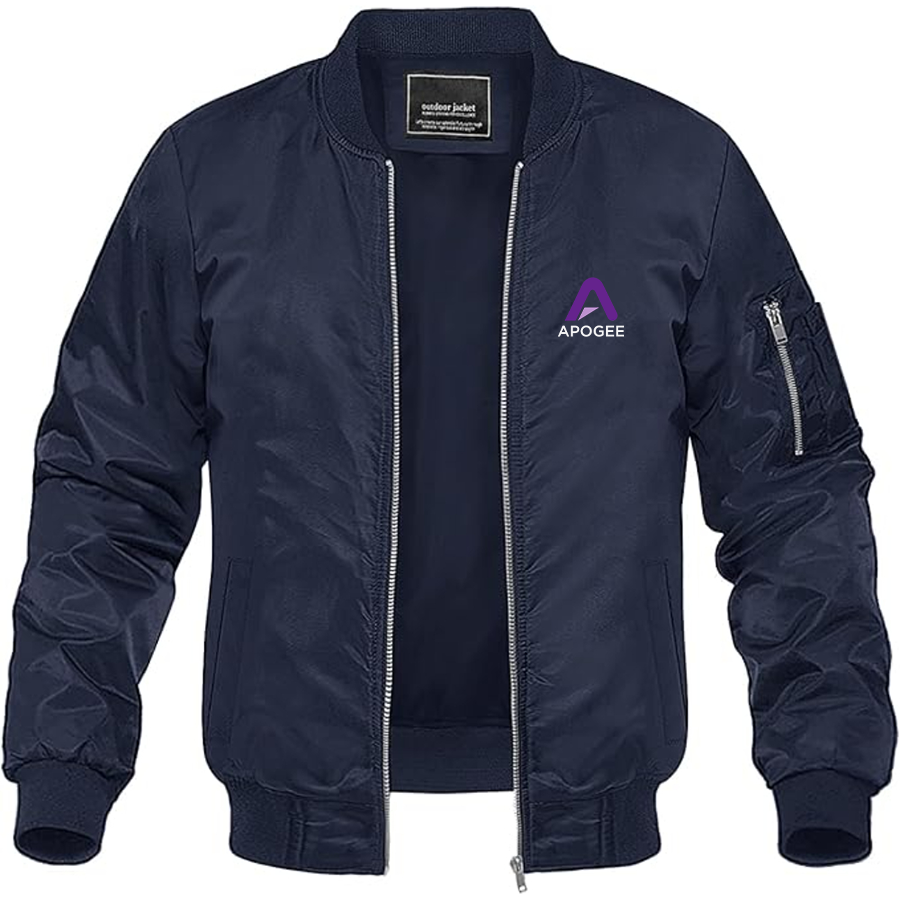Men's Apogee Electronics Logo Lightweight Bomber Jacket