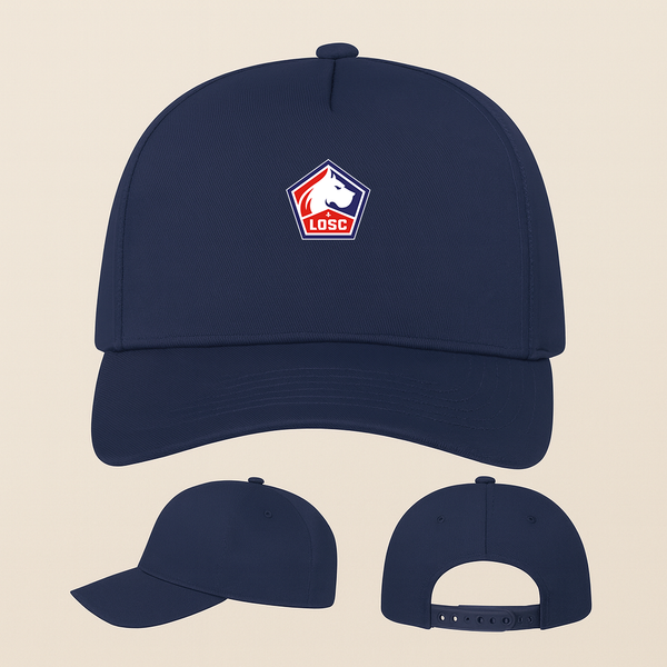 Lille Olympique FC Five Panel Twill Snapback Cap