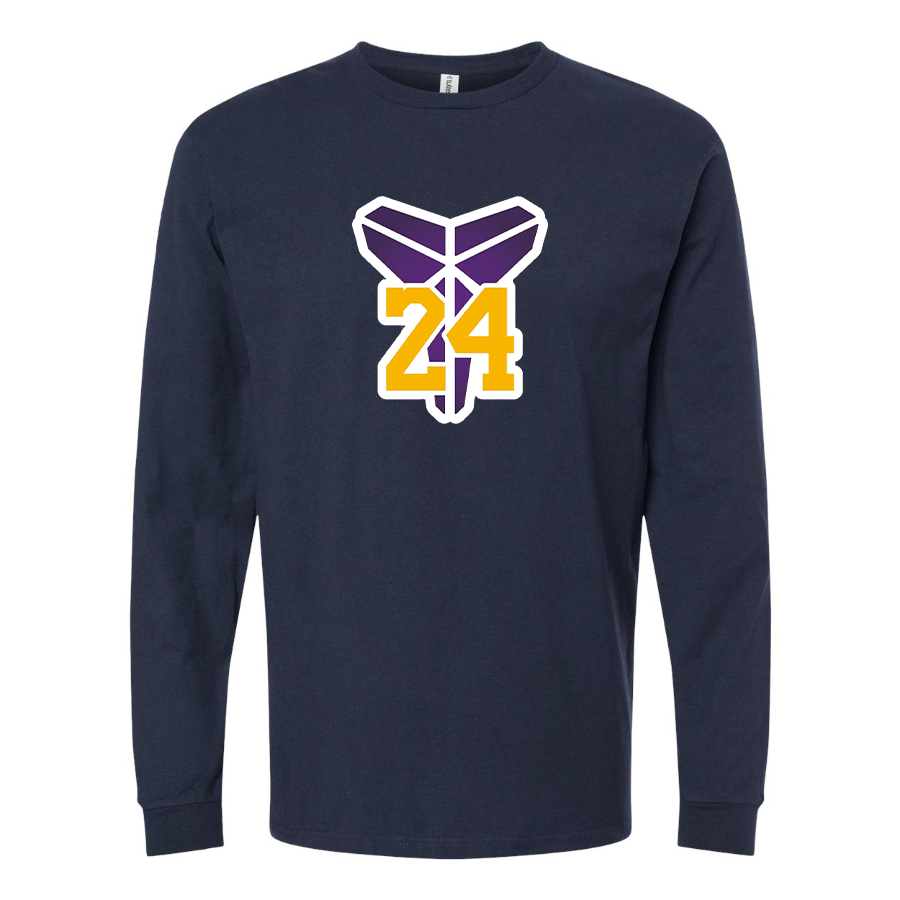 Youth Kids Kobe Bryant Mamba 24 Long Sleeve T-Shirt