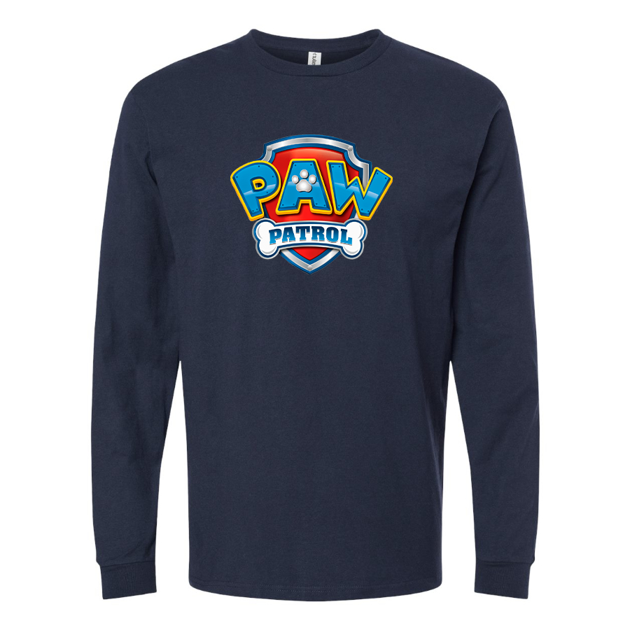 Men's Paw Patrol Cartoon Long Sleeve T-Shirt