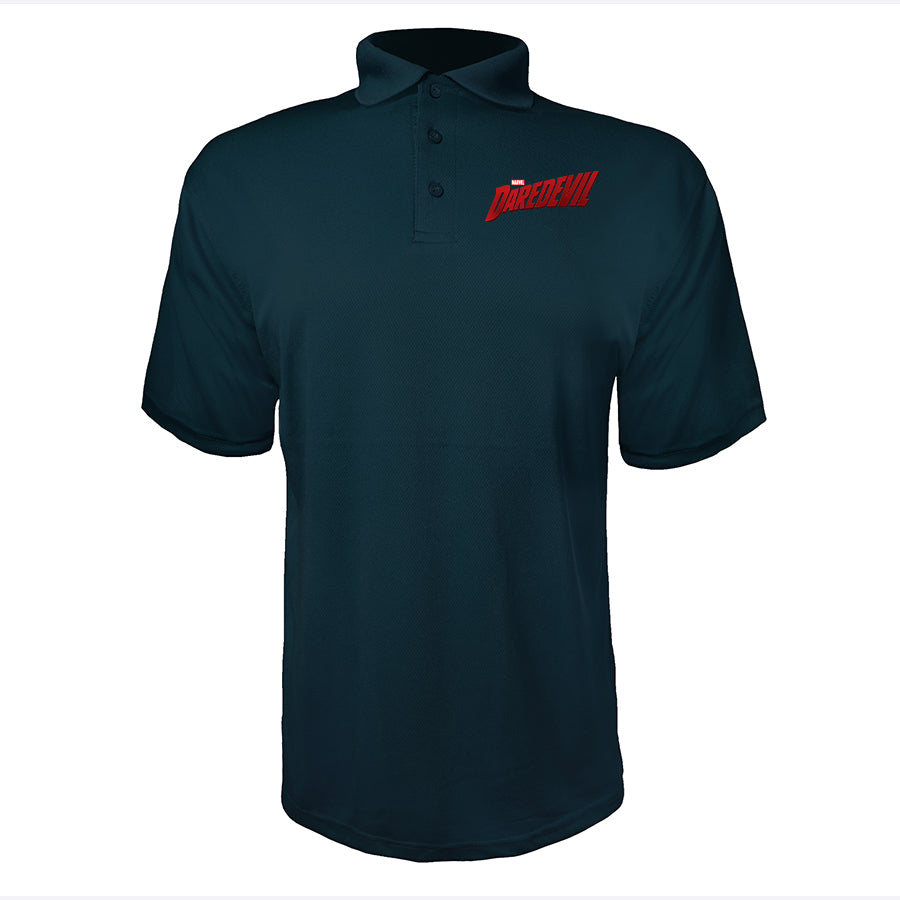 Men's Daredevil Marvel Superhero Polyester Polo