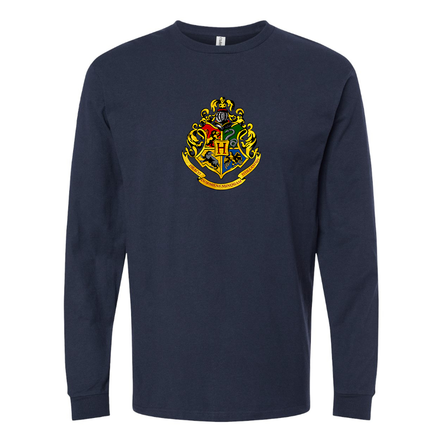 Youth Kids Hogwarts Emblem Harry Potter Movie Long Sleeve T-Shirt