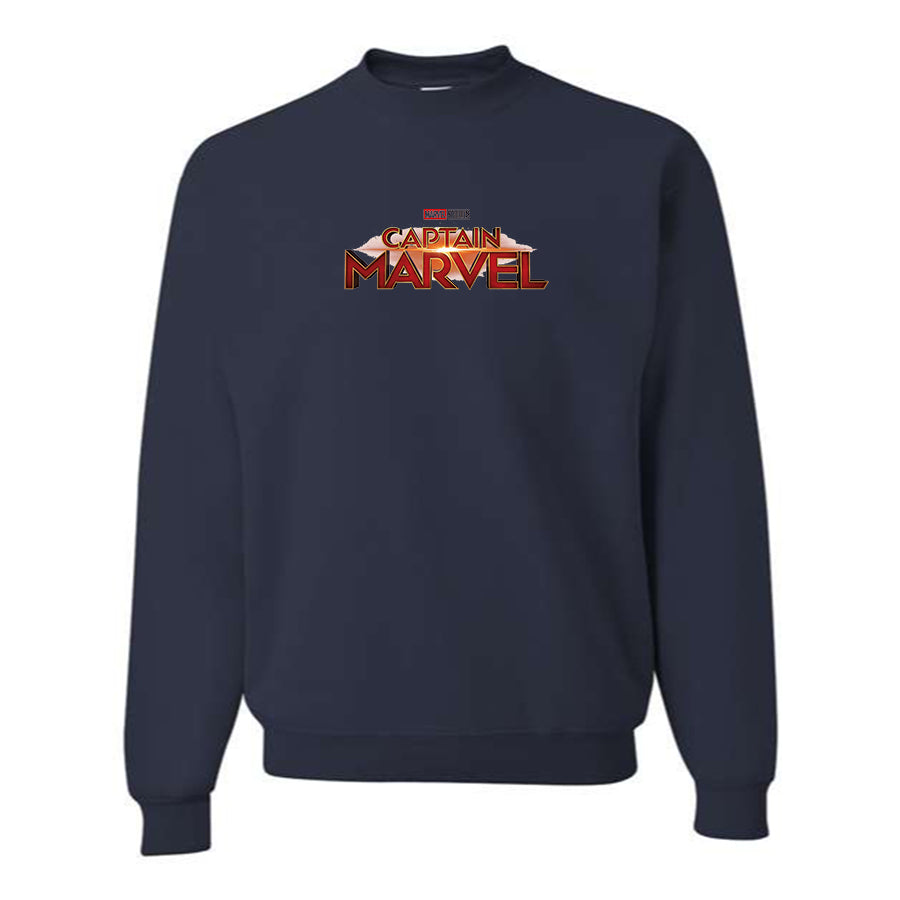 Men's Captain Marvel Superhero  Crewneck Sweatshirt